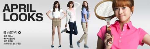 SNSD and Super Junior SPAO April Looks Cute